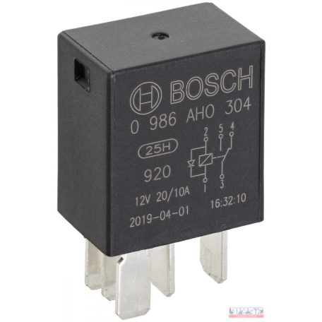 Relé 12V 7 lábú (20/10A) Bosch