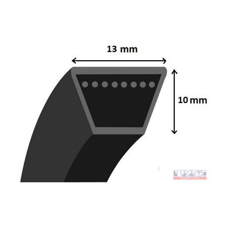 Ékszíj 12,7x1082 SPA (12,5x1100La) OPTIBELT