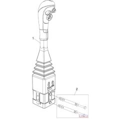 Quicke joystick komplett 1800mm 