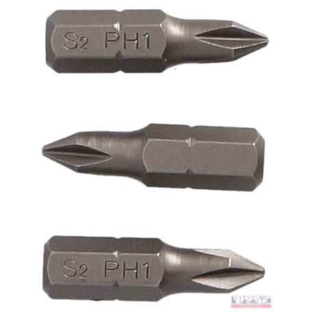 Bit fej PH1x25 mm  3 db-os