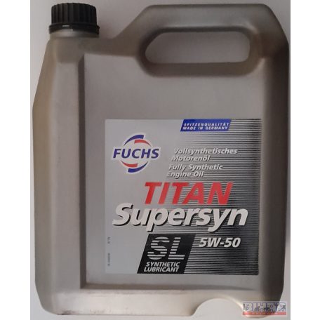 FUCHS TITAN SUPERSYN SL 5W-50; 5 litre