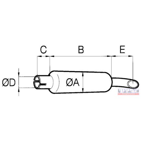 Kipufogó dob DN56- 860