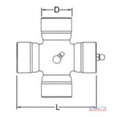Kardánkereszt 34 x 97