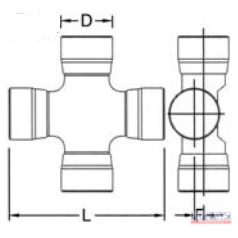 Kardánkereszt 27x81,7 