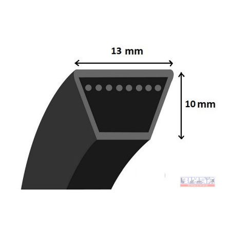 Ékszíj 12,5x1250 La Gates