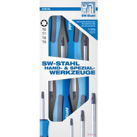 Csavarhúzó készlet Torx 4 db-os SW-Stahl