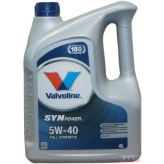 VALVOLINE SYNPOWER 5W-40; 4 litre