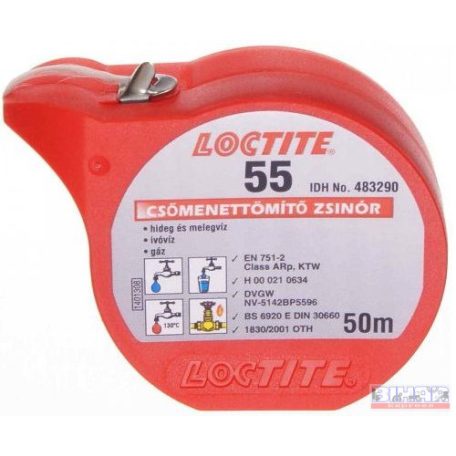 Loctite 55 csőmenettömítő zsinór 50 méter